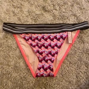 Victoria’s Secret Print Bikini Bottom Sz L